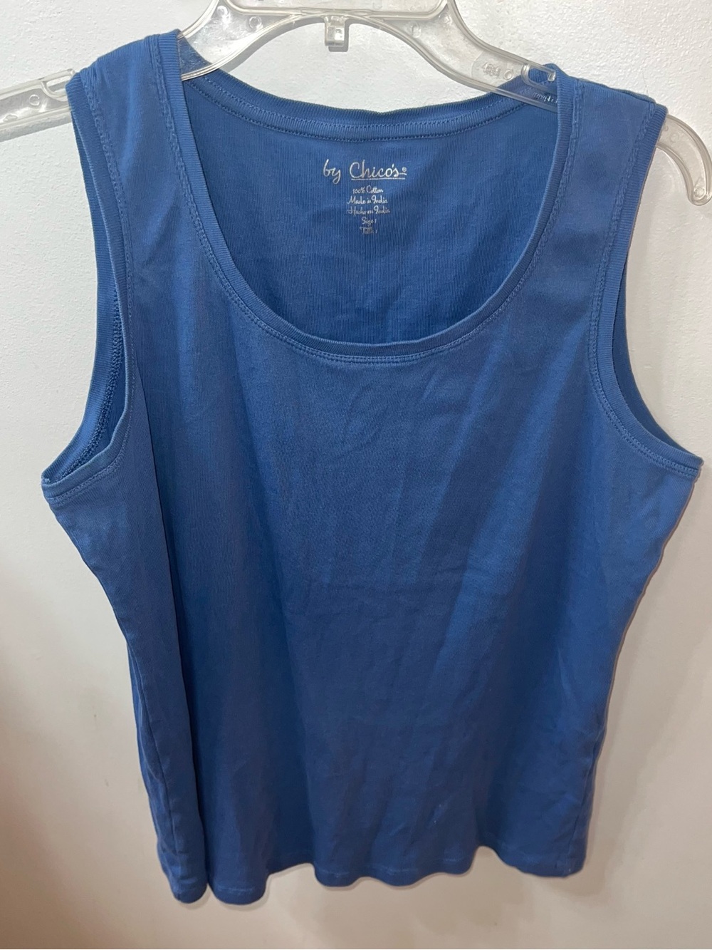 Chico's Royal Blue Scoop Neck Tank Top